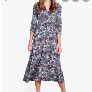 Seasalt Cornwall Cotton Floral Dress UK 10 / US 6